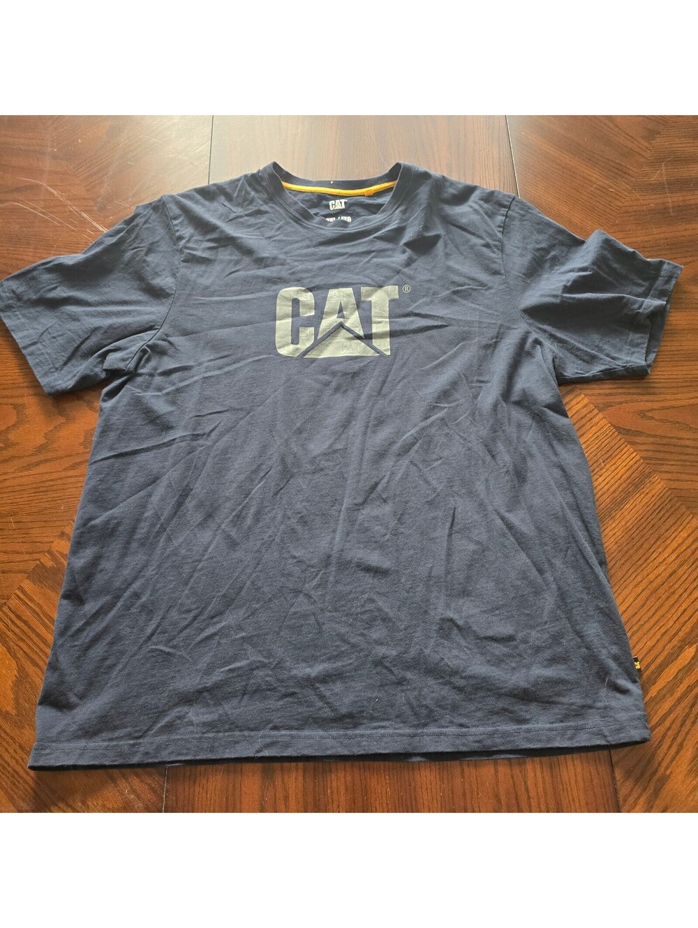 CAT Navy Logo T-Shirt